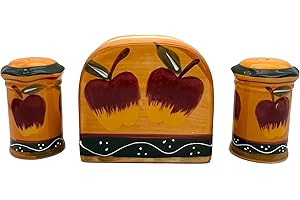 Country Apple Salt and Pepper Shakers