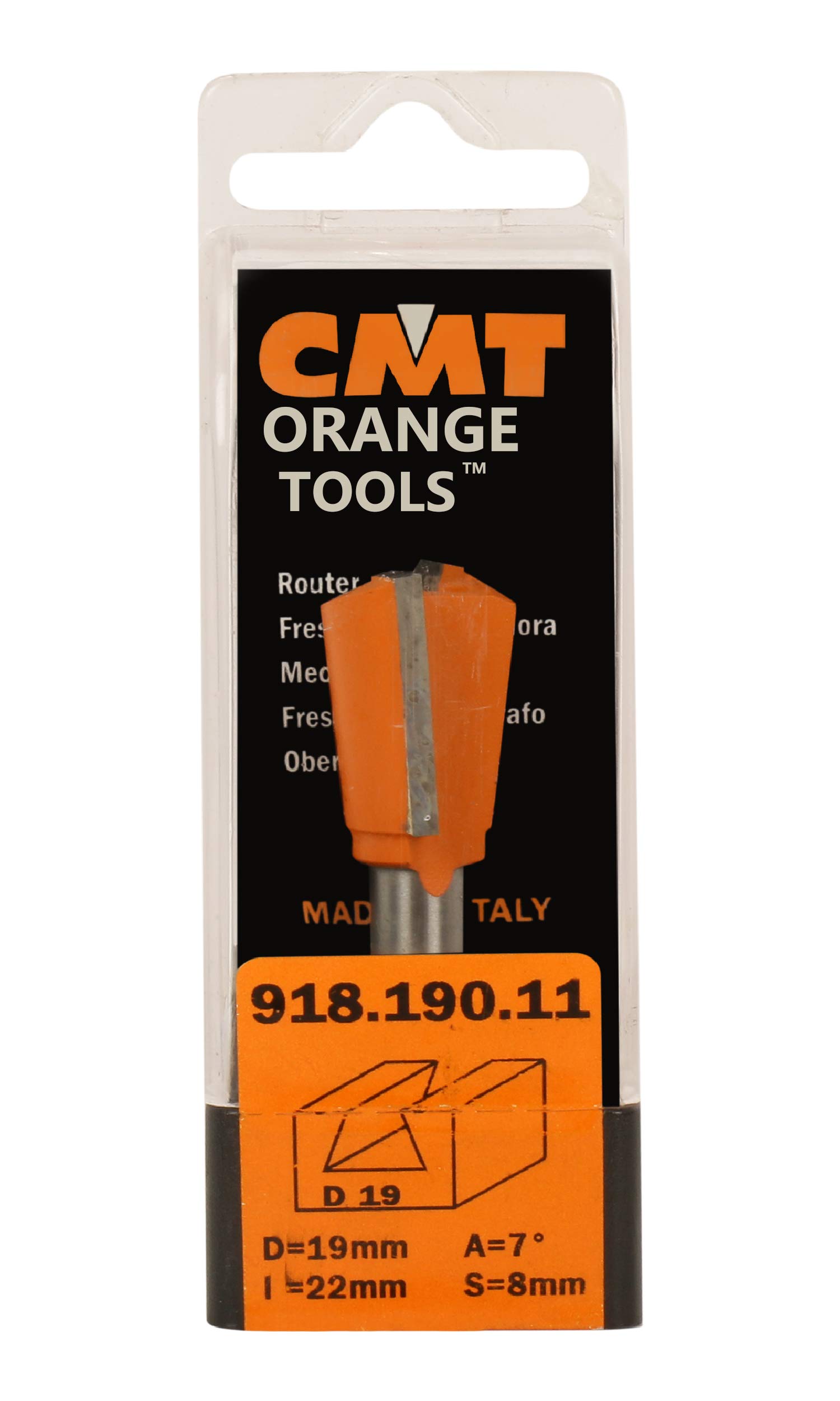 CMT 918.690.11 - FRESA X INCASTRI 7 GR. HW Z2 S=12 D=19x22x66.7 DX