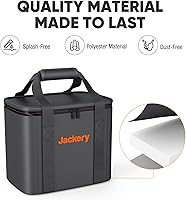 Vista 3 de Bolsa de Transporte Jackery (Tamaño S) para Estación de Energía Portátil Explorer 240/240 v2/300/300 Plus/500 - Negra