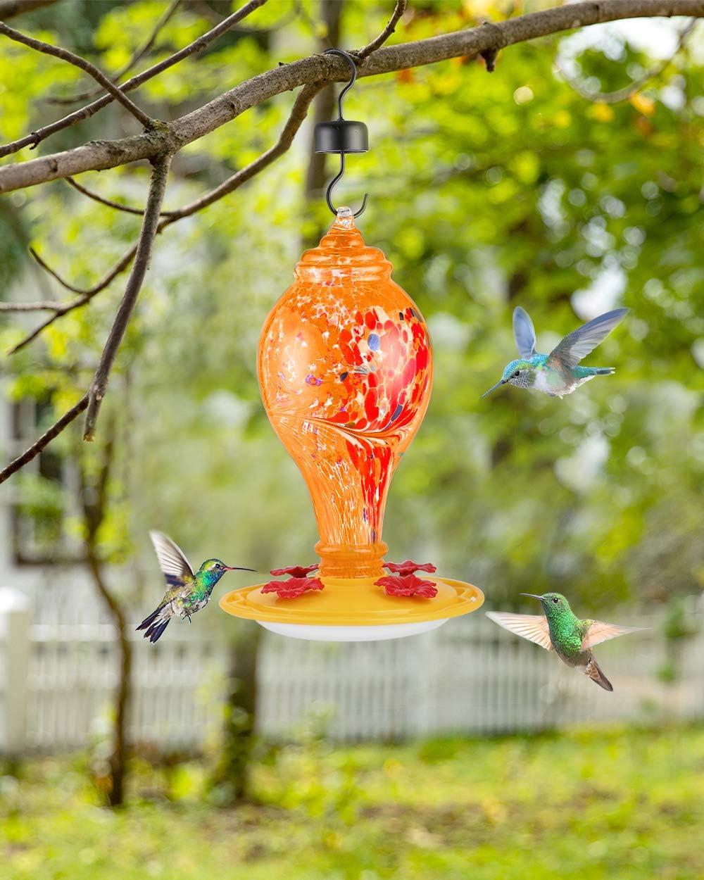 Sahara Sailor Hummingbird Feeders (Orange)