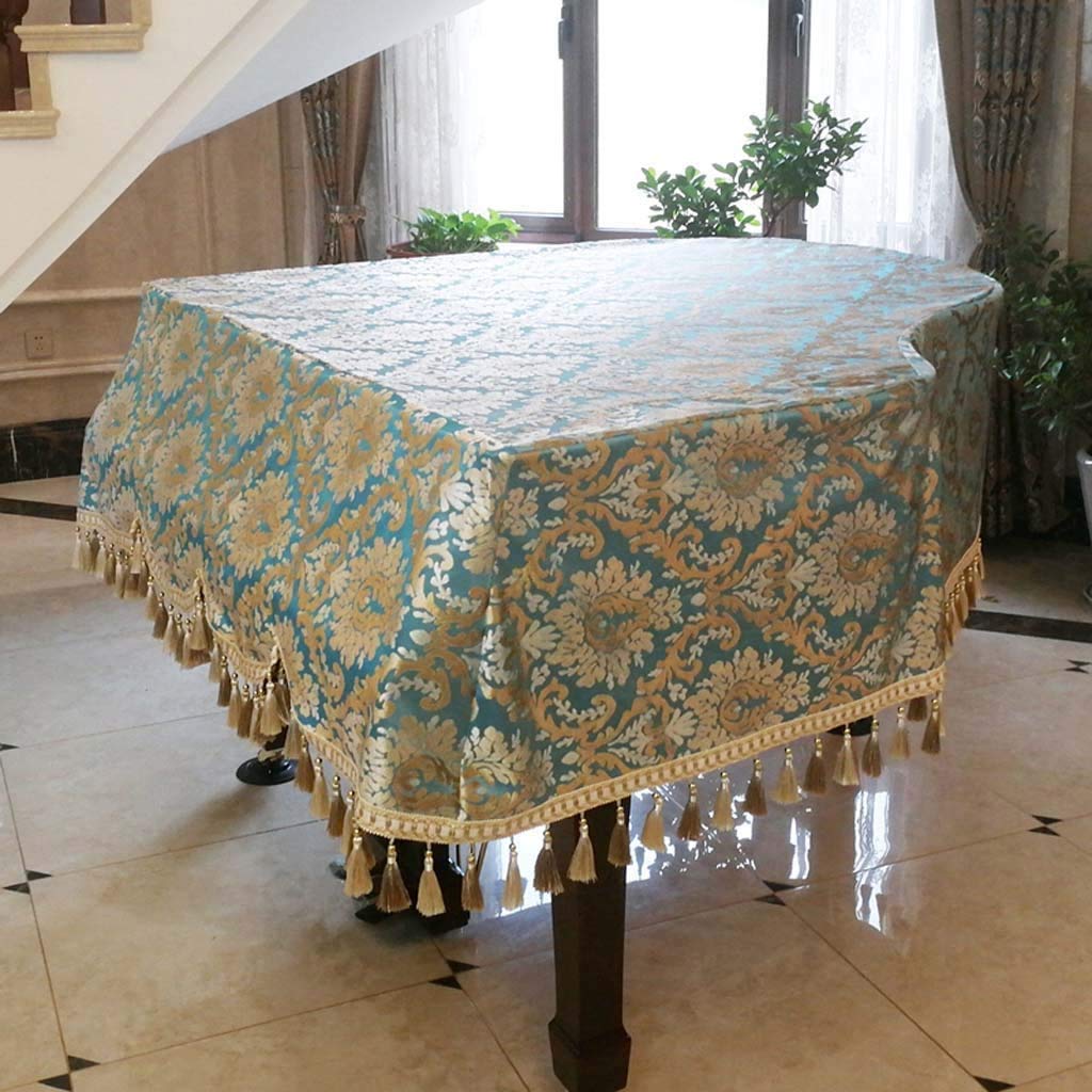 Copertura per Pianoforte, Copertura per Pianoforte Verticale Copertura per Pianoforte a Coda Copertura Antipolvere per Mobili in Tessuto Classico Premium Copertura Decorativa per Pianoforte c