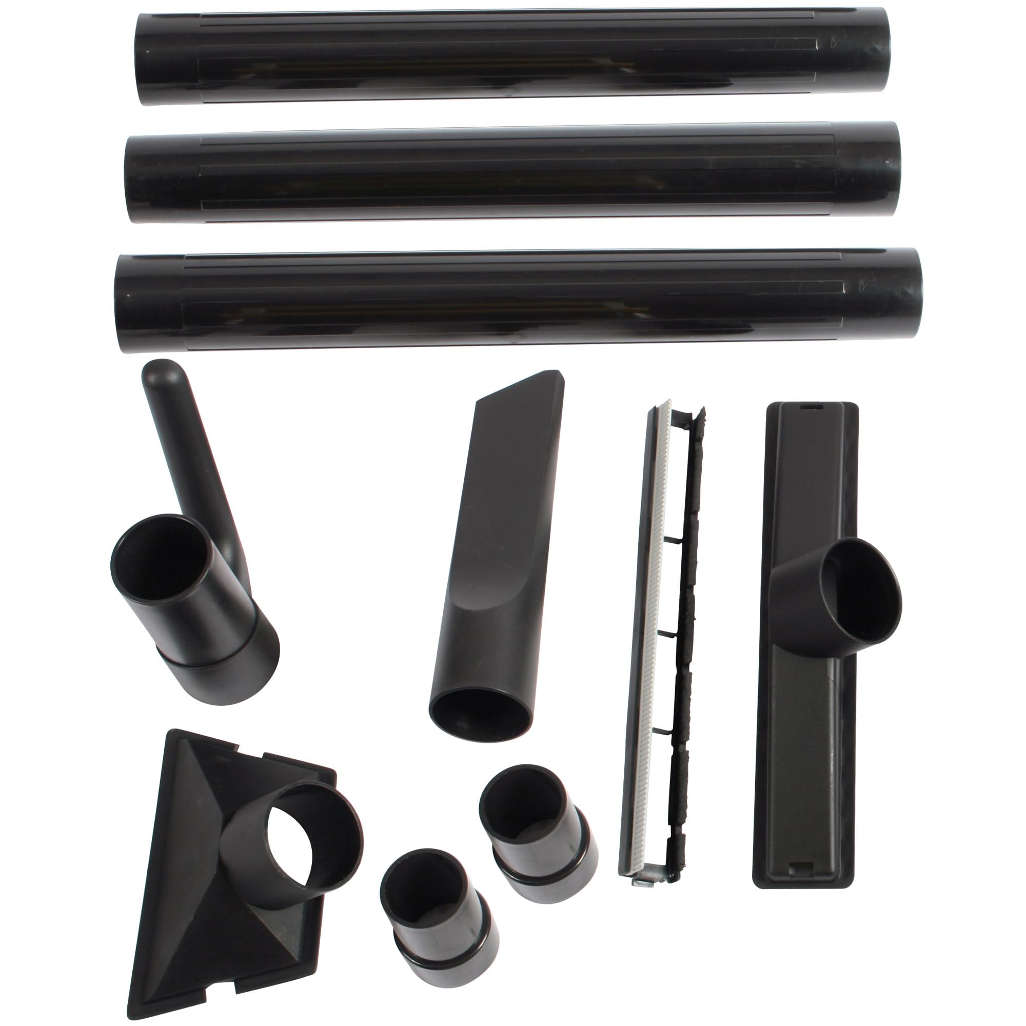 Cen-Tec Systems Black 95633 63Mm Wet/Dry Commercial Vacuum Accessories Kit For Workshop And Shop Vacuums Cleaning Dust, Debris, Chippings And Liquids