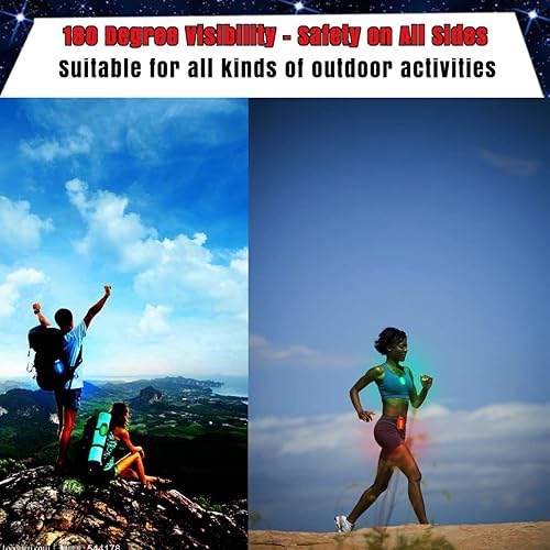 Miniatura 9 de Luz trasera de bicicleta LED de seguridad (paquete de 4) Luz trasera de bicicleta LED  Luces estroboscópicas con clip para corredores, perros,