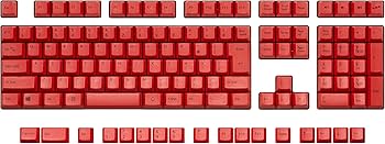 中古】REALFORCE 東プレ R2 日本語配列 112キーキャップ 赤 製品