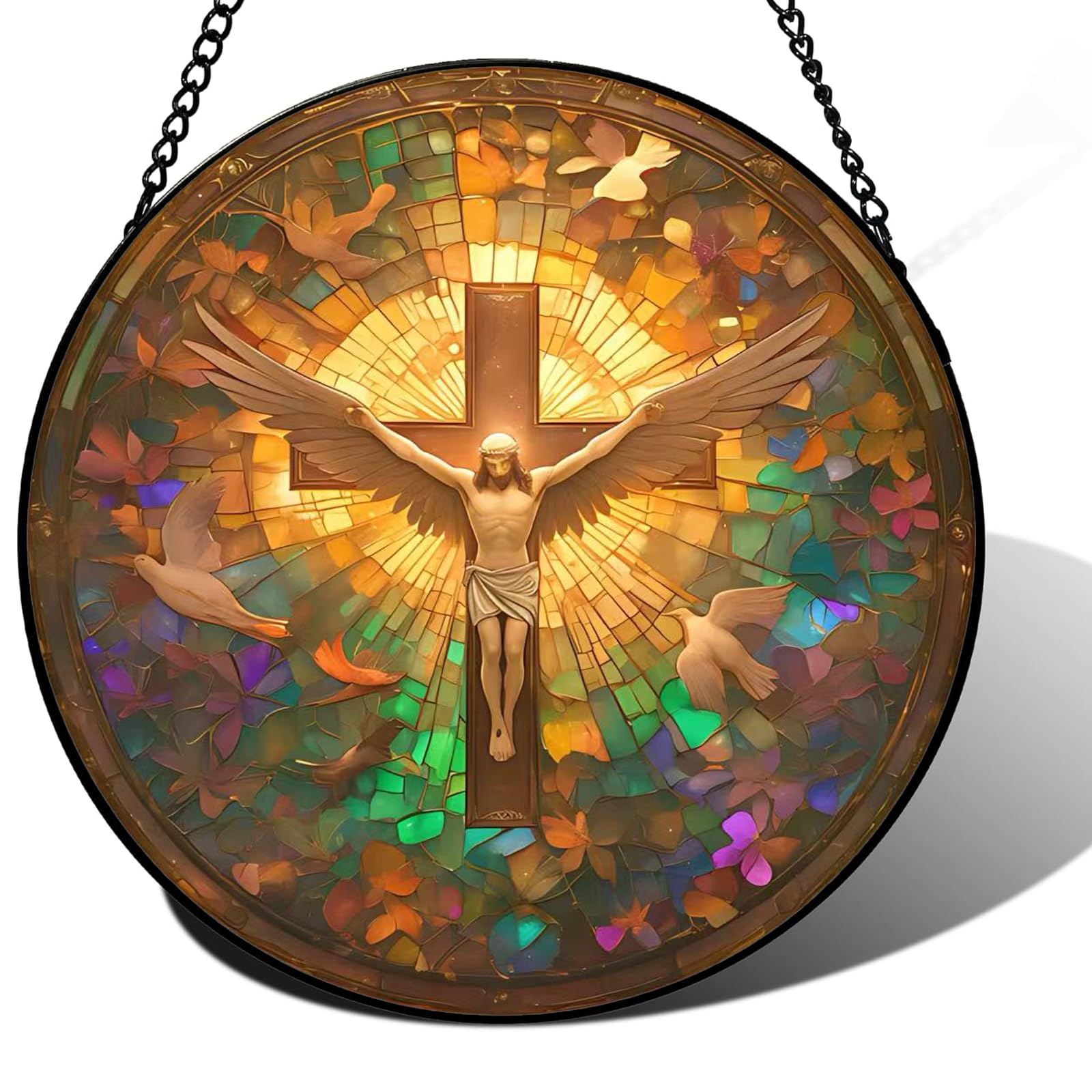 Attrape-soleil papillon de 19.8 cm, le cadeau spirituel parfait pour une pendaison de crémaillère