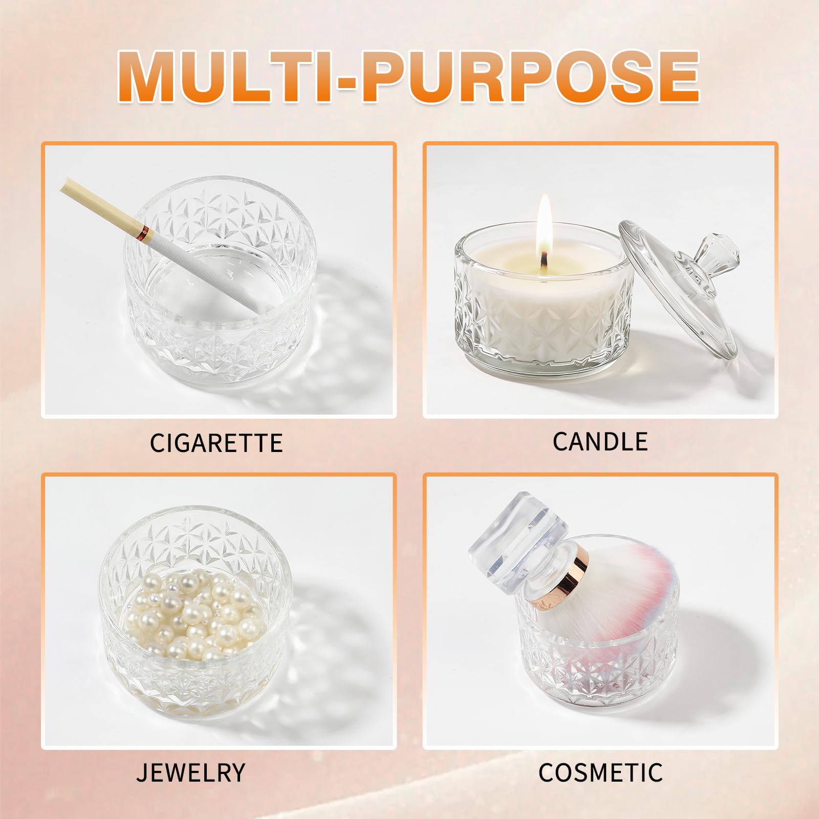 Plato para uñas con tapa, plato grande de monómero de uñas de 60 ml, taza de vidrio para sostener acrílico líquido acrílico polvo de uñas decoración de uñas monómero acrílico líquido de