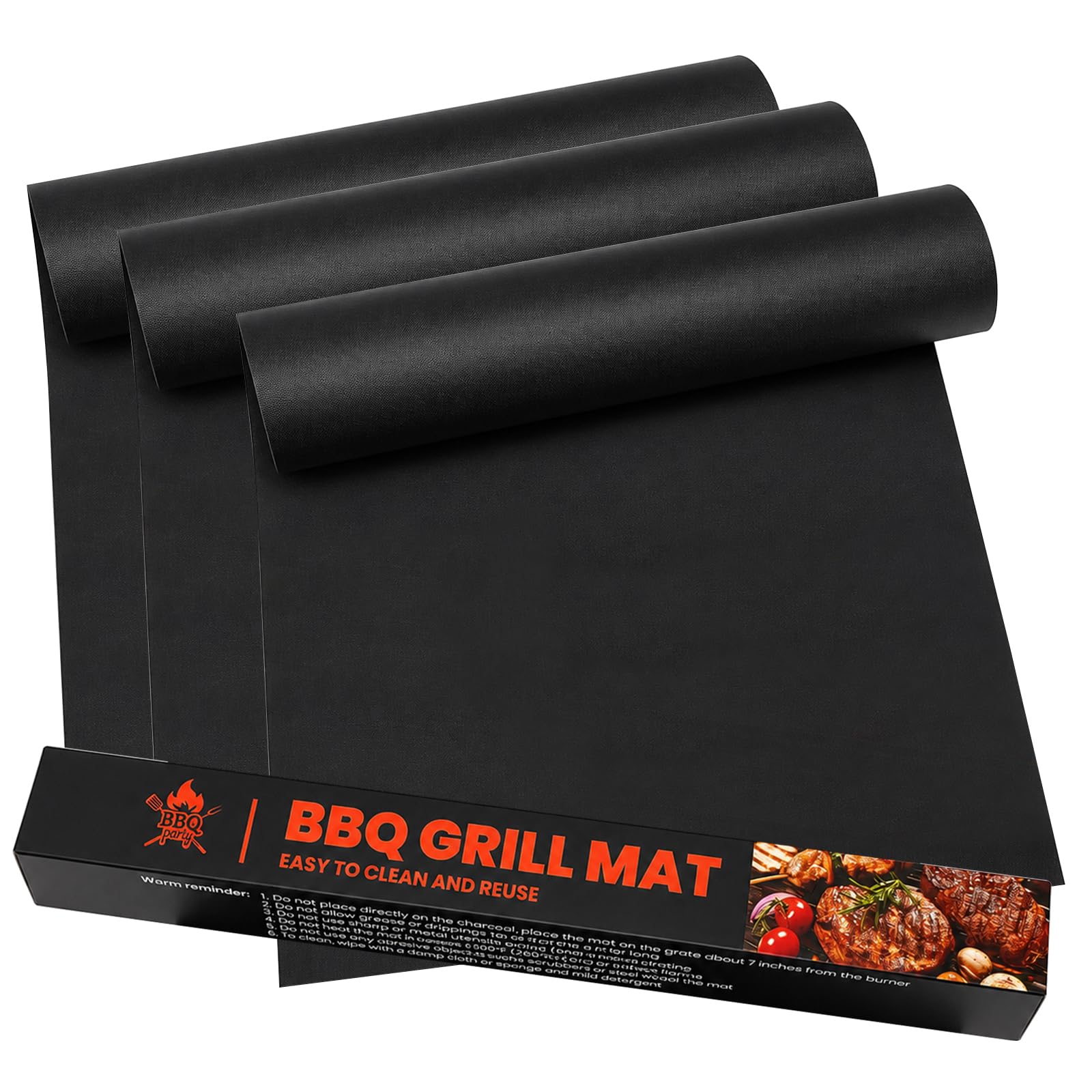 3PCS 32x50CM Heavy-Duty Premium Oven Liner, Oven Liners for Bottom of Oven, Non-Stick, Easy to Clean and Reusable, Suitable for Most Ovens and Hobs (Black)
