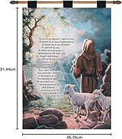 Vista 16 de Manual Woodworkers and Weavers, colección Inspirational, mural de pared y varilla de pináculo, 36 por 26 pulgadas., Algodón, Gris