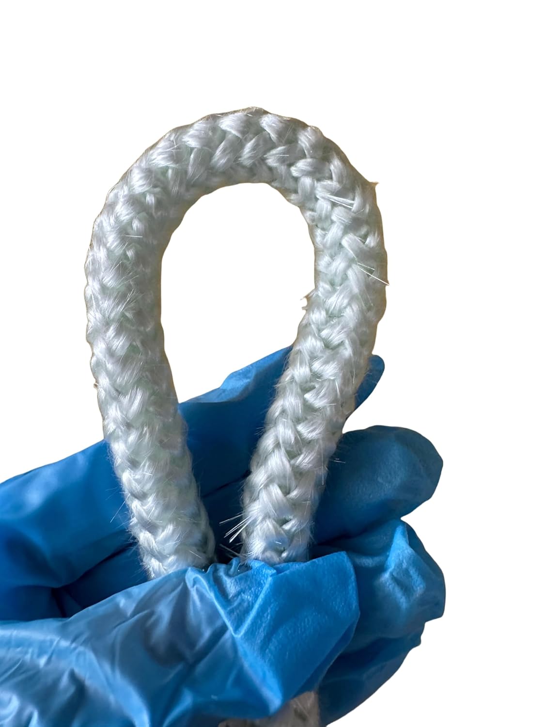 Gemmy Heart silicagel Aluminum Fiber Rope for Oven Door Sealing Glass Fiber Rope 10mm*5m (10mm*5m)