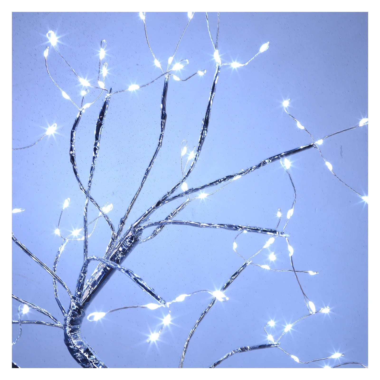 20-calowa lampka choinki bonsai, lampa stołowa na gałęzi, przyjęcie ślubne wystrój domu dekoracja do sypialni Fairy Light Decor wakacje, Miękki Klimat(RGB+Pure White)
