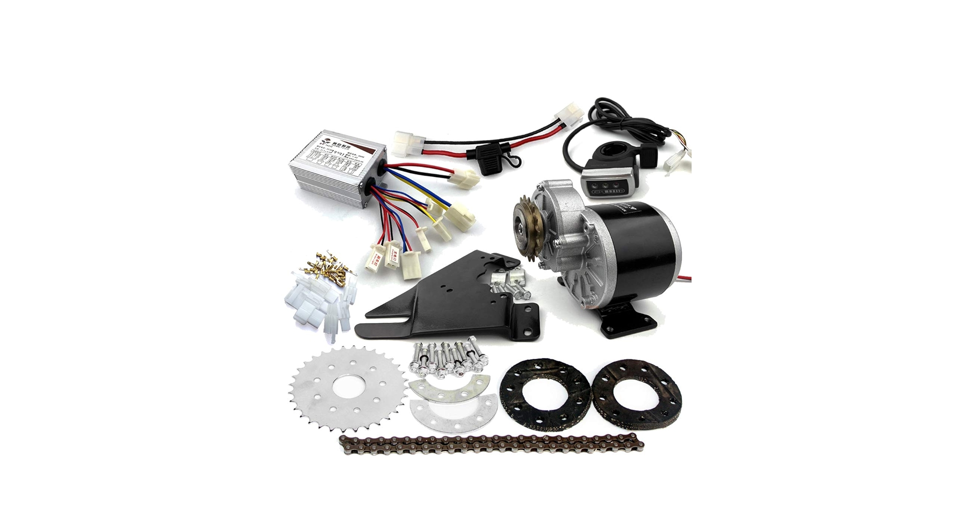 Amazon | L-faster 350W 電動ギア付き自転車モーターキット 電動