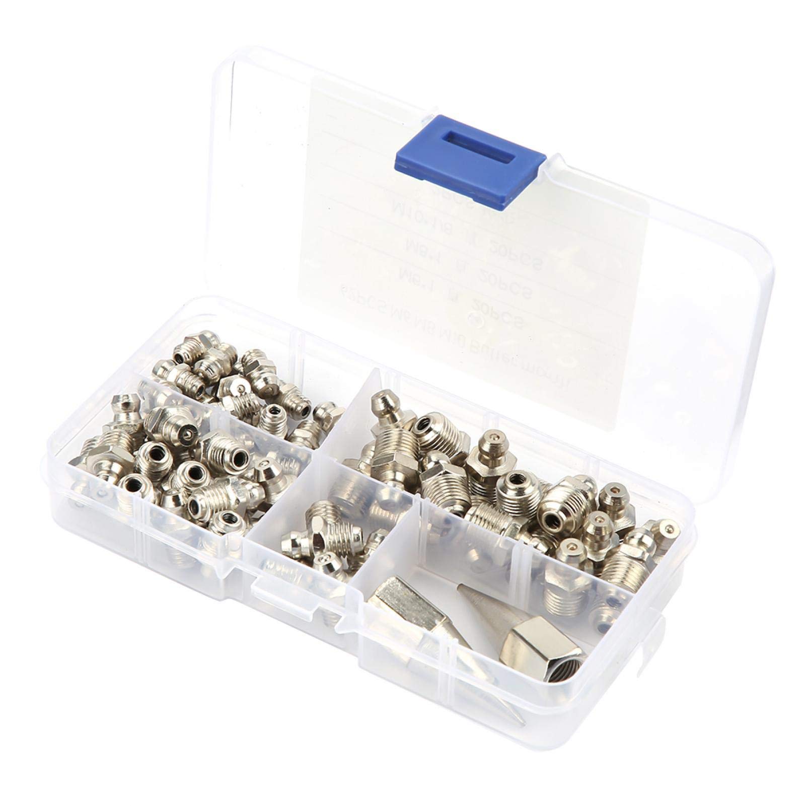 Toolly Kit Raccordi Per Grasso 240 Pezzi – SAE E Metrici Con Tappi, In Custodia