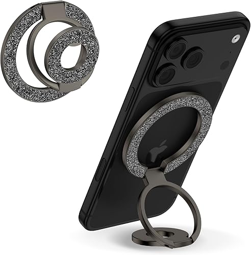 MagSafe - Soporte magnético para teléfono para Samsung Galaxy S25 Ultra S24 S23 S22 S21 A17 A16 A15, anillo magnético de dos caras, soporte