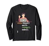 Software Developer Binary Computer Science Funny Programmer Long Sleeve T-Shirt