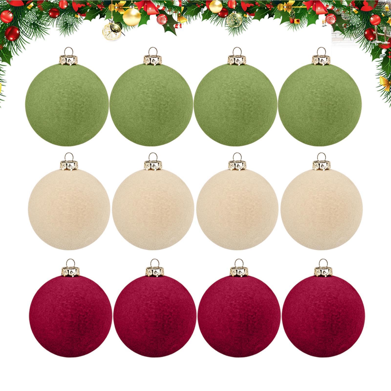 Boules de Noël en velours chic pour un sapin élégant et raffiné