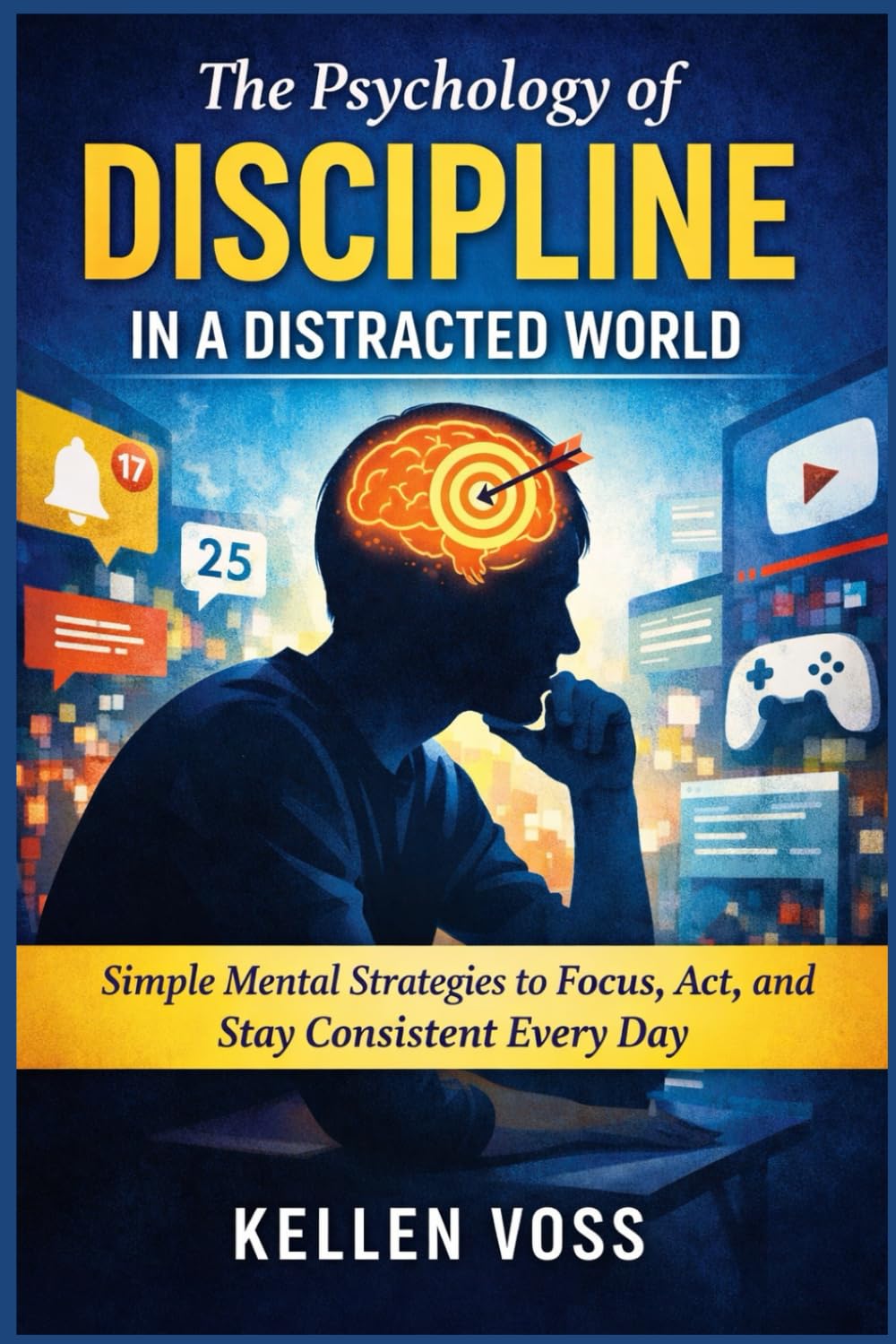 The Psychology of Discipline in a Distracted World: Simple Mental Strategies to Focus, Act, and Stay Consistent Every Day