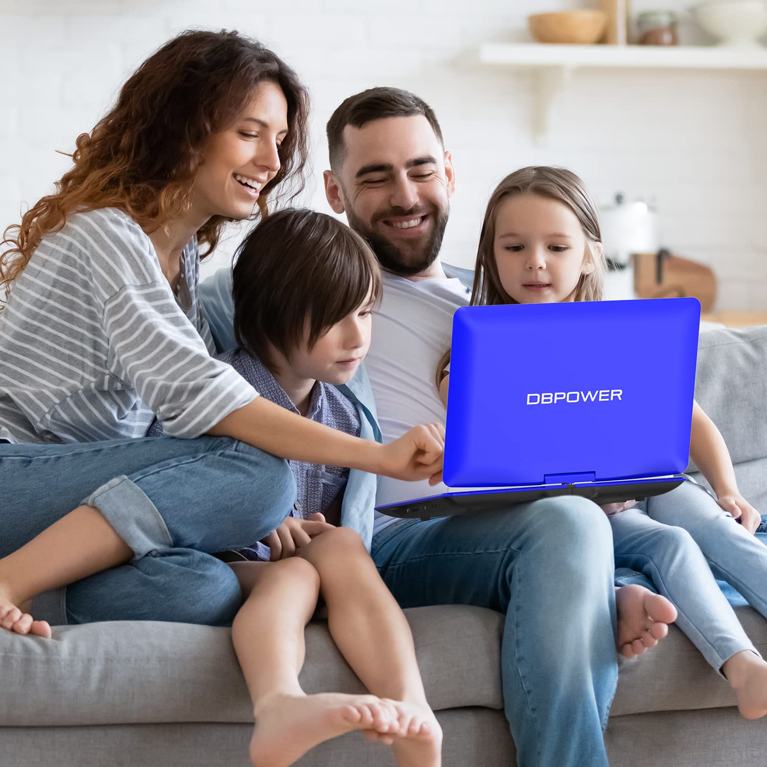 DBPOWER Reproductor de DVD portátil de 17.9 pulgadas con pantalla giratoria HD grande de 15.6 pulgadas, batería recargable de 6 horas, compatible con tarjeta USB/SD/sincronización de