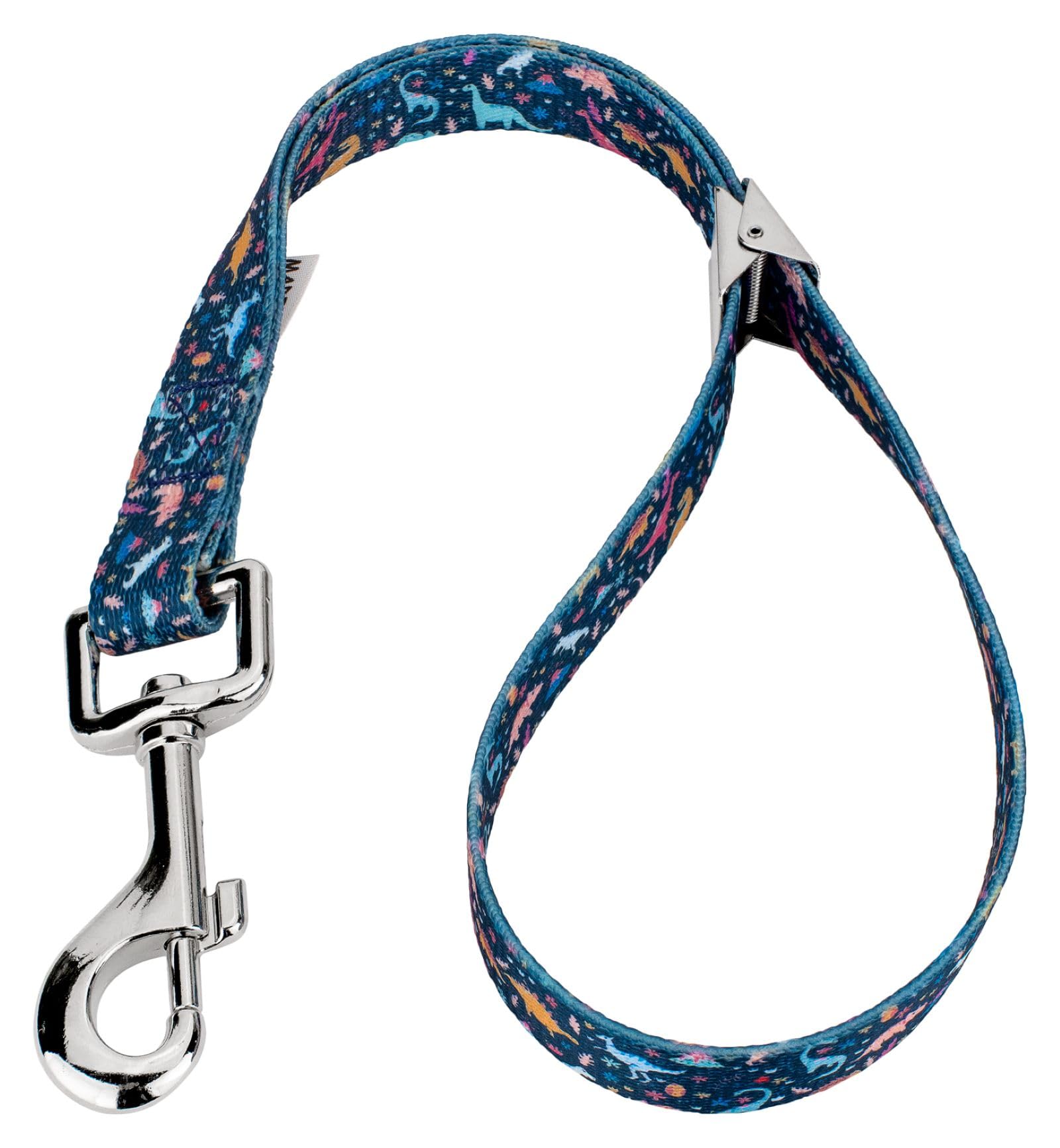 Country Brook PetzDinosaurs Spring Loaded Grooming Loop with 13 Unique Designs for Any Style (5/8 Inch)
