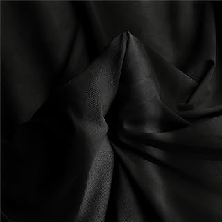 Manyshofu Black Mesh Fabric by The Yard 4-Way Stretch Fabric(60