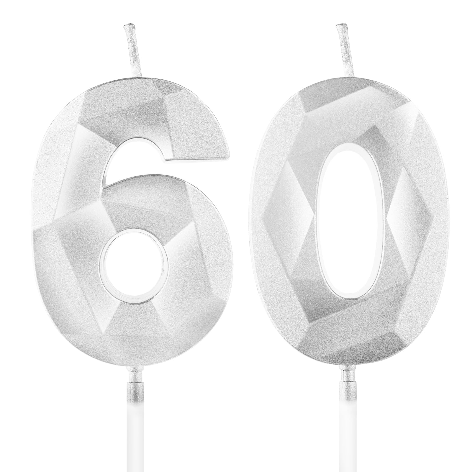 Yiran 50th Birthday Candles, Gold Number 50 Happy Birthday Candles, Cake Topper Decorations for Birthday Party, Wedding Anniversary Celebration Supply — view 220