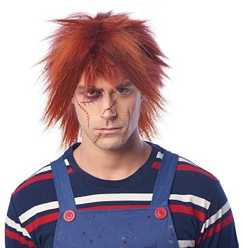 Evil Doll Wig - RED