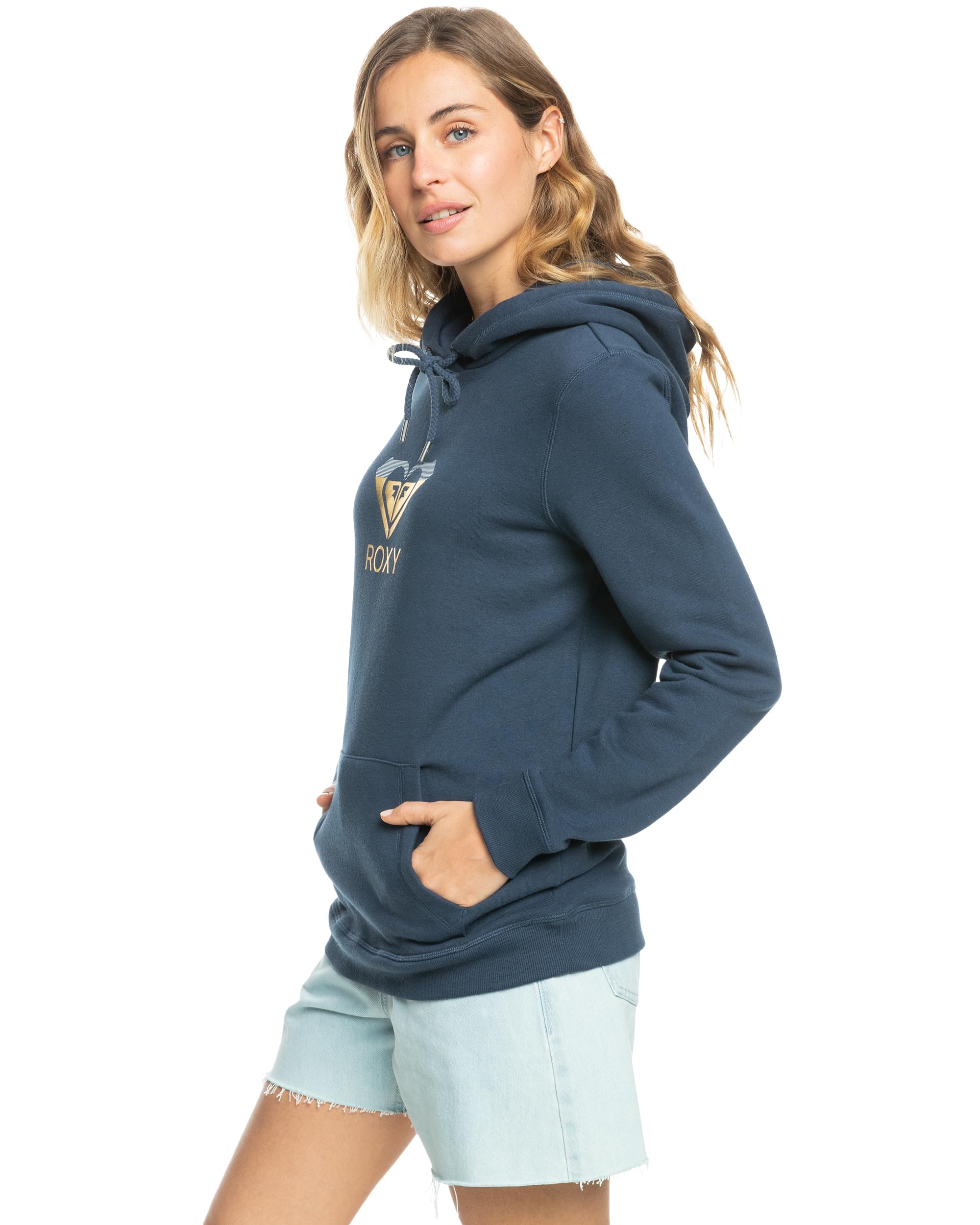 Roxy Itia Foil Script Sweat-Shirt Femme (Lot de 1)