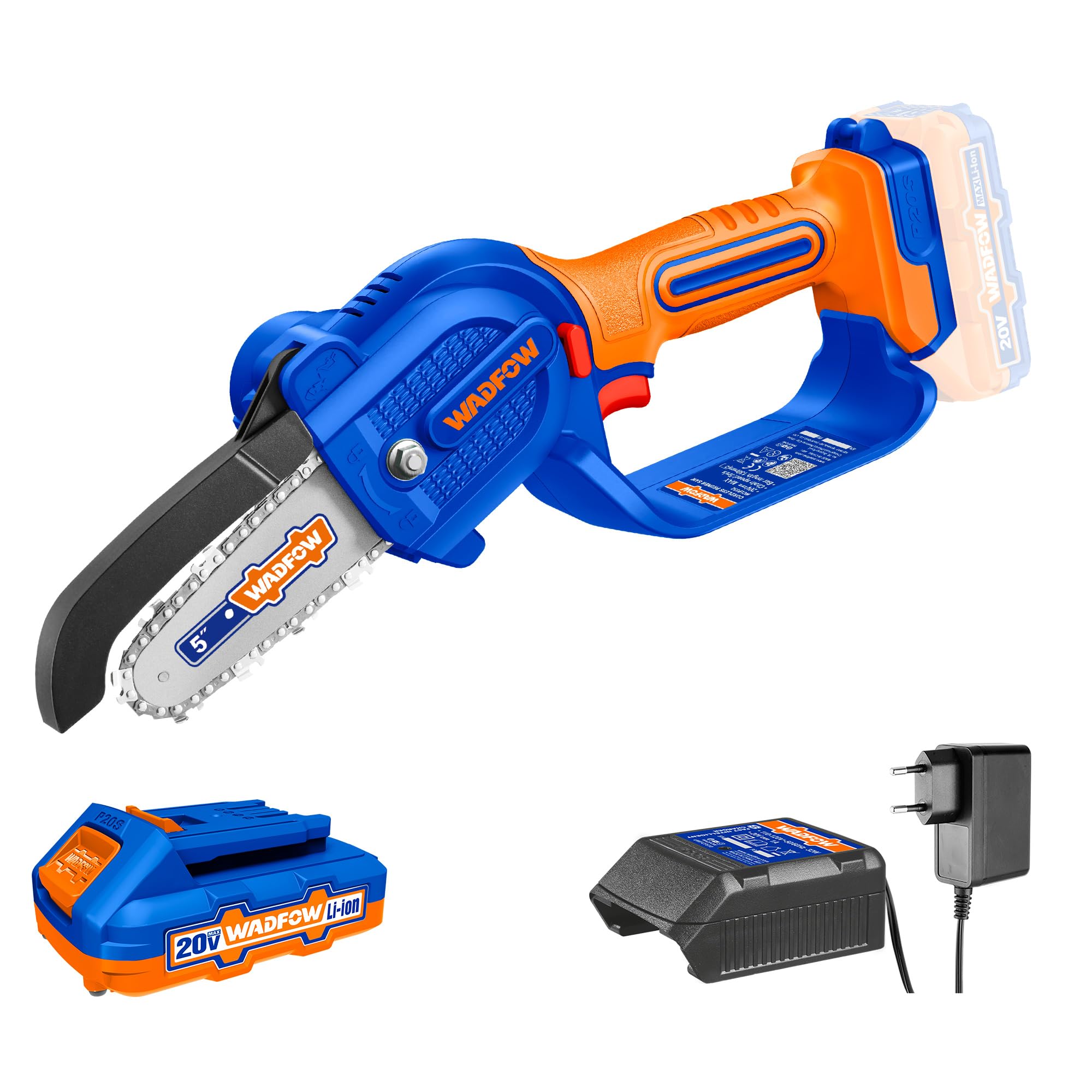 WADFOW Cordless Portable Chainsaw, Handheld Saw for Gardening, Wood Cutting, Trimming, Logging, Pruning (B0DD3B18TS) Amazon Price History, Amazon Price Tracker