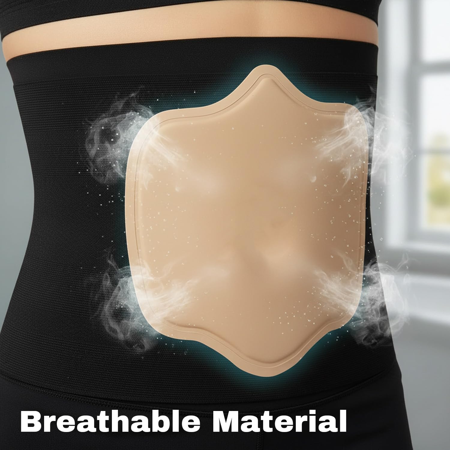 Plaque De Compression Abdominale Post-Opératoire - Mousse Souple Respectueuse De La Peau Pour Abdominoplastie (Gris)