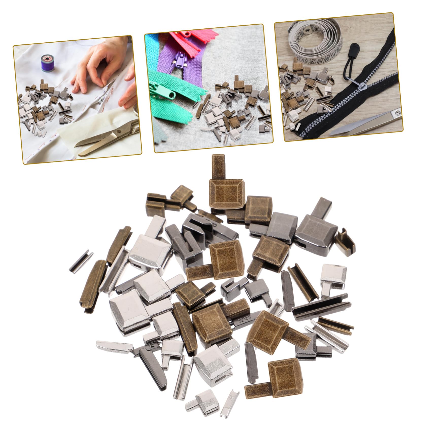 SEWACC 5juegos Kit De Reparación De Accesorios Paradas De De Metal Para Ropa Bolsa y Tienda Instalación y Para Sustitución De Cabezas
