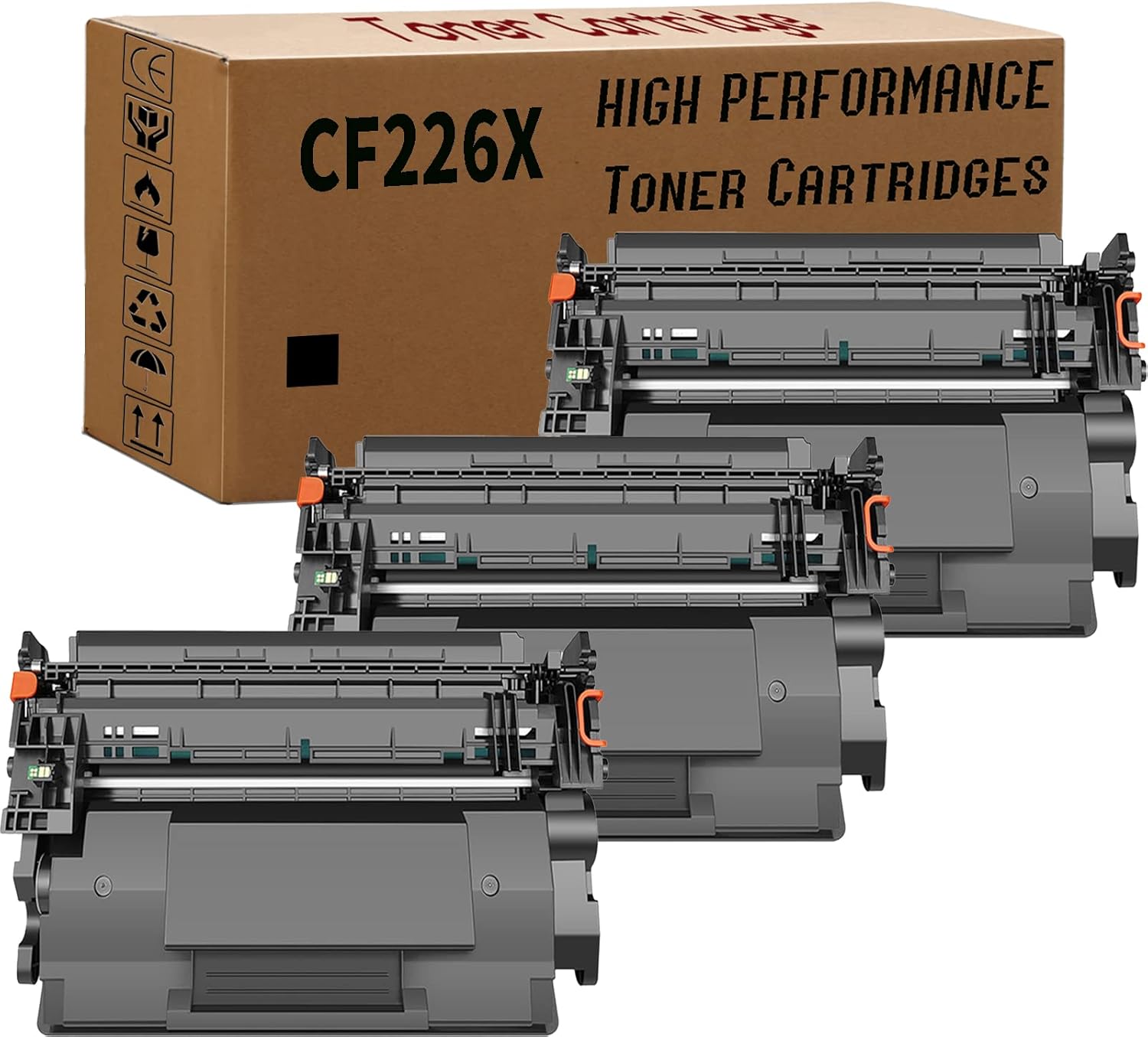 CF226A Toner Cartridges (with Chip) Compatible Replacement with CF226X for HP