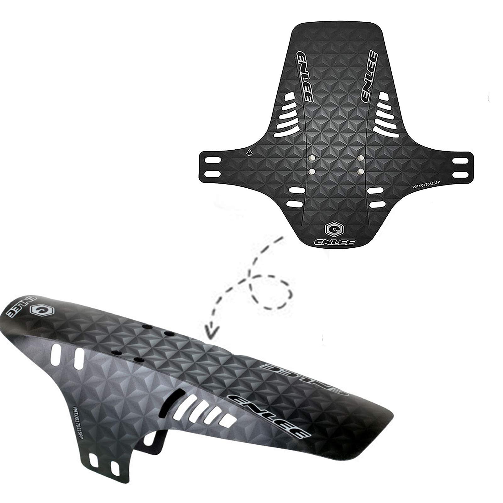 2 Pezzi Parafango MTB In Carbonio - Anteriore/Posteriore - Foto 14