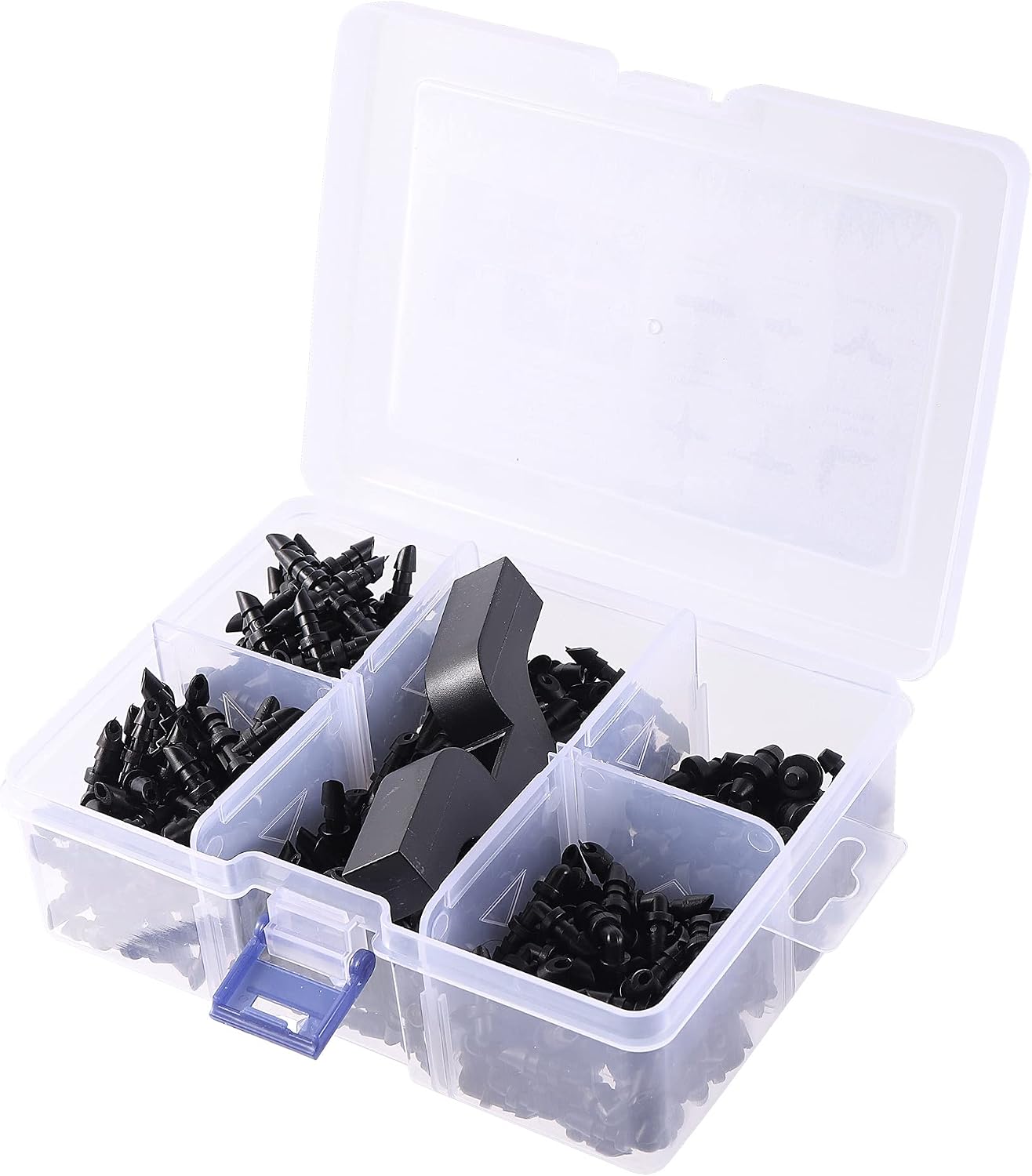 Garden Plumbing 4/7mm Hose Oblique Barbed Connector Kit Tee Elbow Straight Fitting End Garden Irrigation Water Connector Pipe Splitters Plumbing Fittings