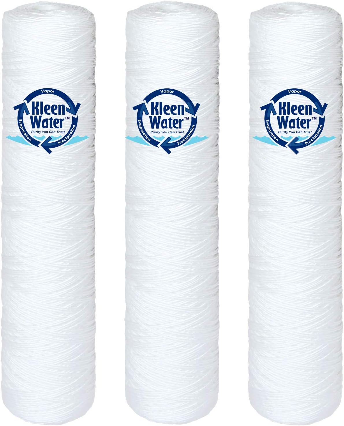 Three Watts SF5-20-425, Pentek WP5BB20P, WP5BB20P Compatible String Wound Water Filter Cartridges - 4.5 X 20 Inch - 20 Micron Replacement Water Filters - One WSo3X10039 O-Ring