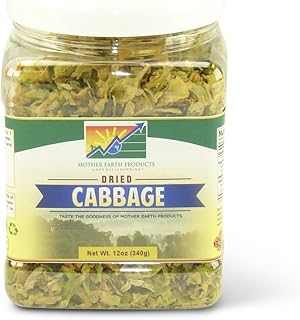 Mother Earth Products Dried Cabbage, Quart Jar