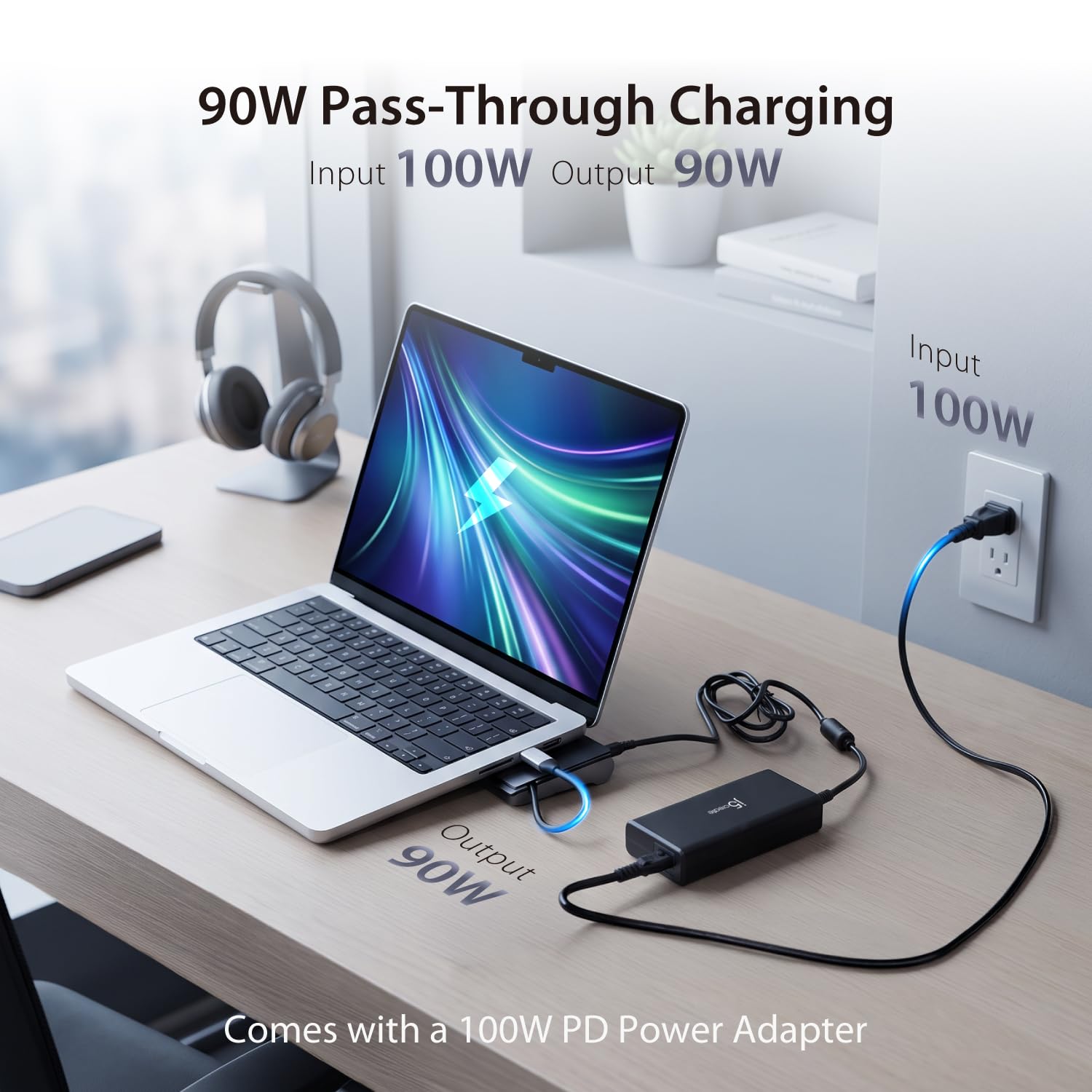 j5create USB-C Docking Station for up to 3 Displays with 100W PD Charger — Amazon image 6