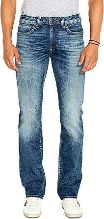 Buffalo David Bitton Men's Relaxed Straight Driven Jeans