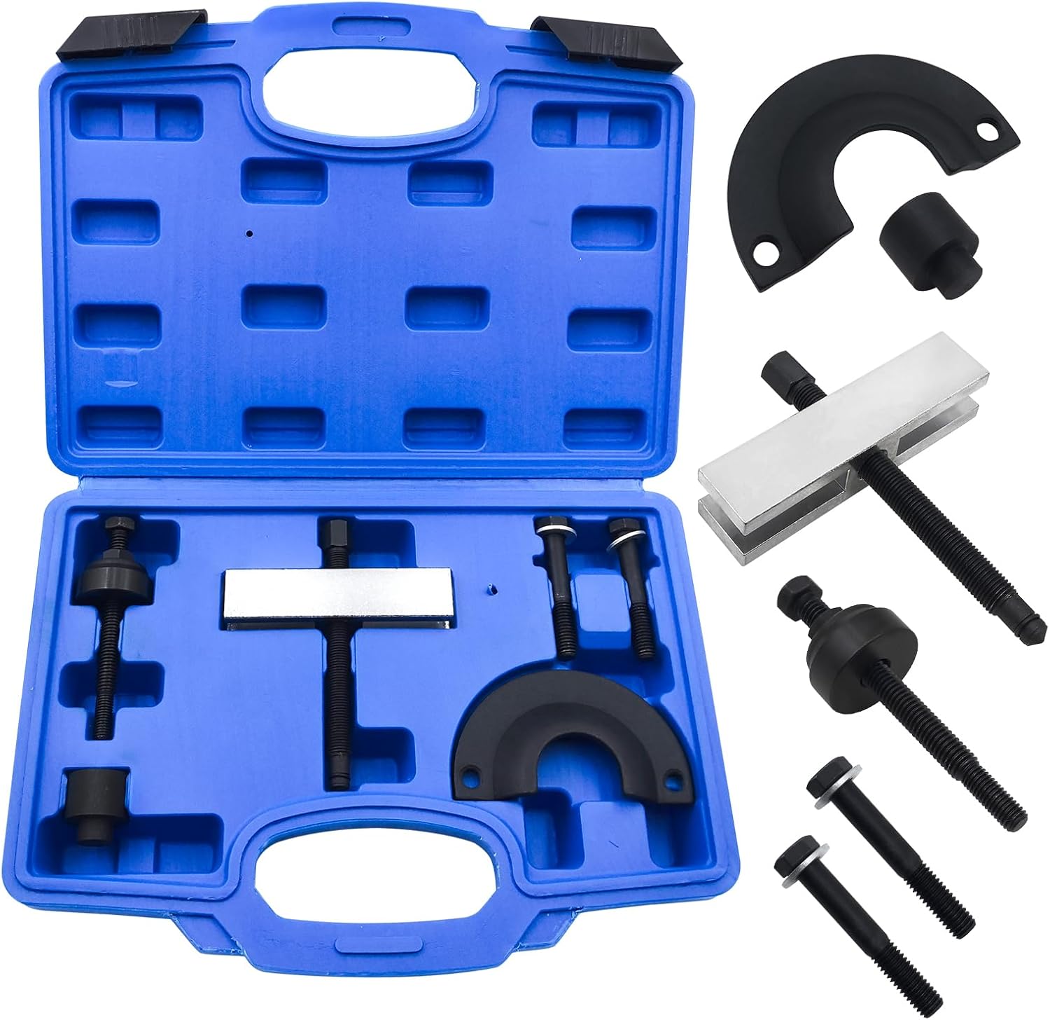 3.0L Water Pump Pulley Tool Set Compatible with Ford Escape Fusion Mercury Sable 3.0L DOHC Engine, 8069 7483A Water Pump Puller Remover Installer Service Kit