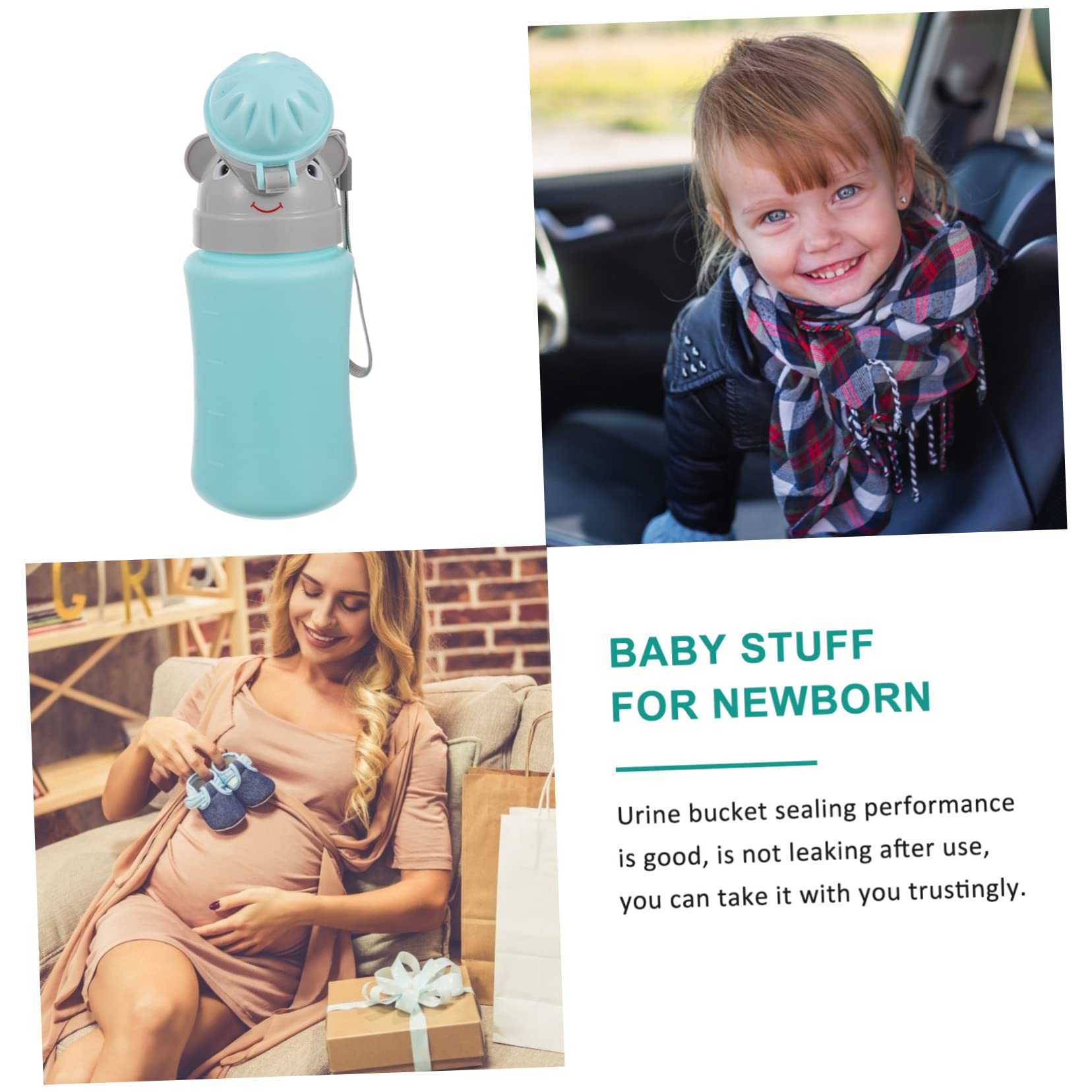 Beatifufu Sealing Portable Urinal for Toddlers Boys Pee Bottle Easy to Carry Potty Training