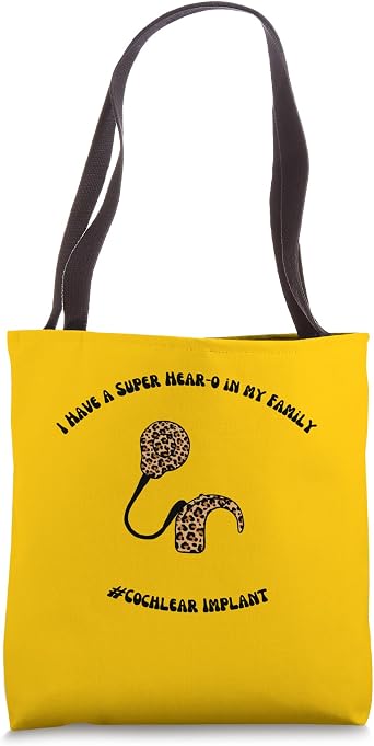Cochlear implant accessory Tote Bag