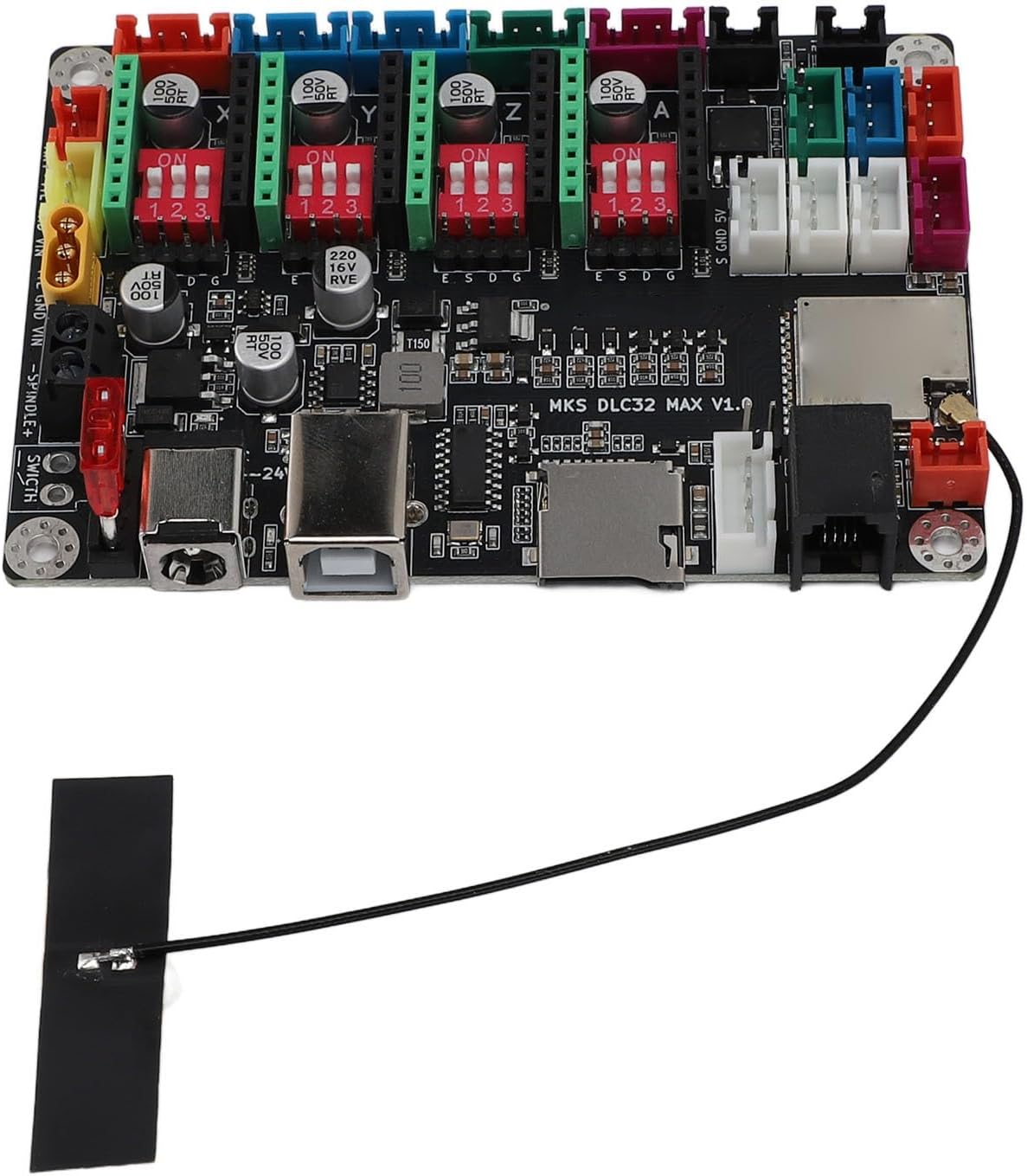 CNC Controller Board for Engraving Machine TMC2209 Stepper Driver WiFi Interface Air Assist & Emergency Stop Support