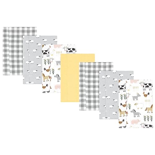 Miniatura 1111 de Hudson Baby - Paños unisex de franela de algodón para bebé, avión, talla única