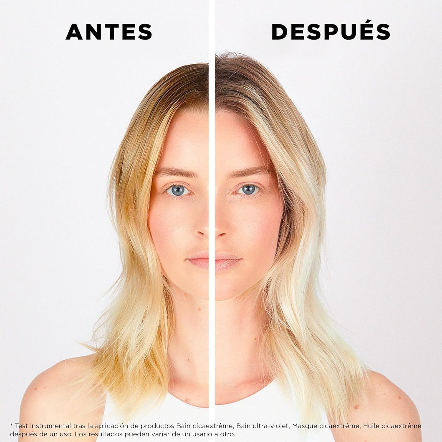 Kérastase Blond Absolu, Rutina para todo tipo de cabello rubio, Champú hidratante, Acondicionador restaurador y Mascarilla ultravioleta, Para cabello rubio o con mechas