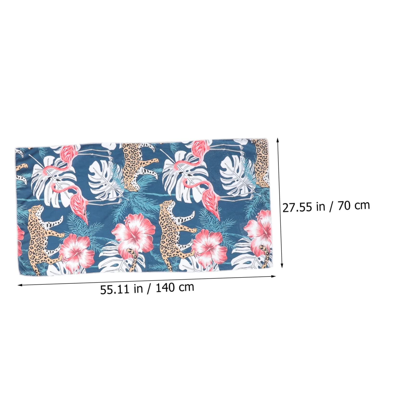 Cabilock Lot De 2 Serviettes De Bain Décoratives en Fibre Idéales pour La Plage La Piscine Ou Le Camping