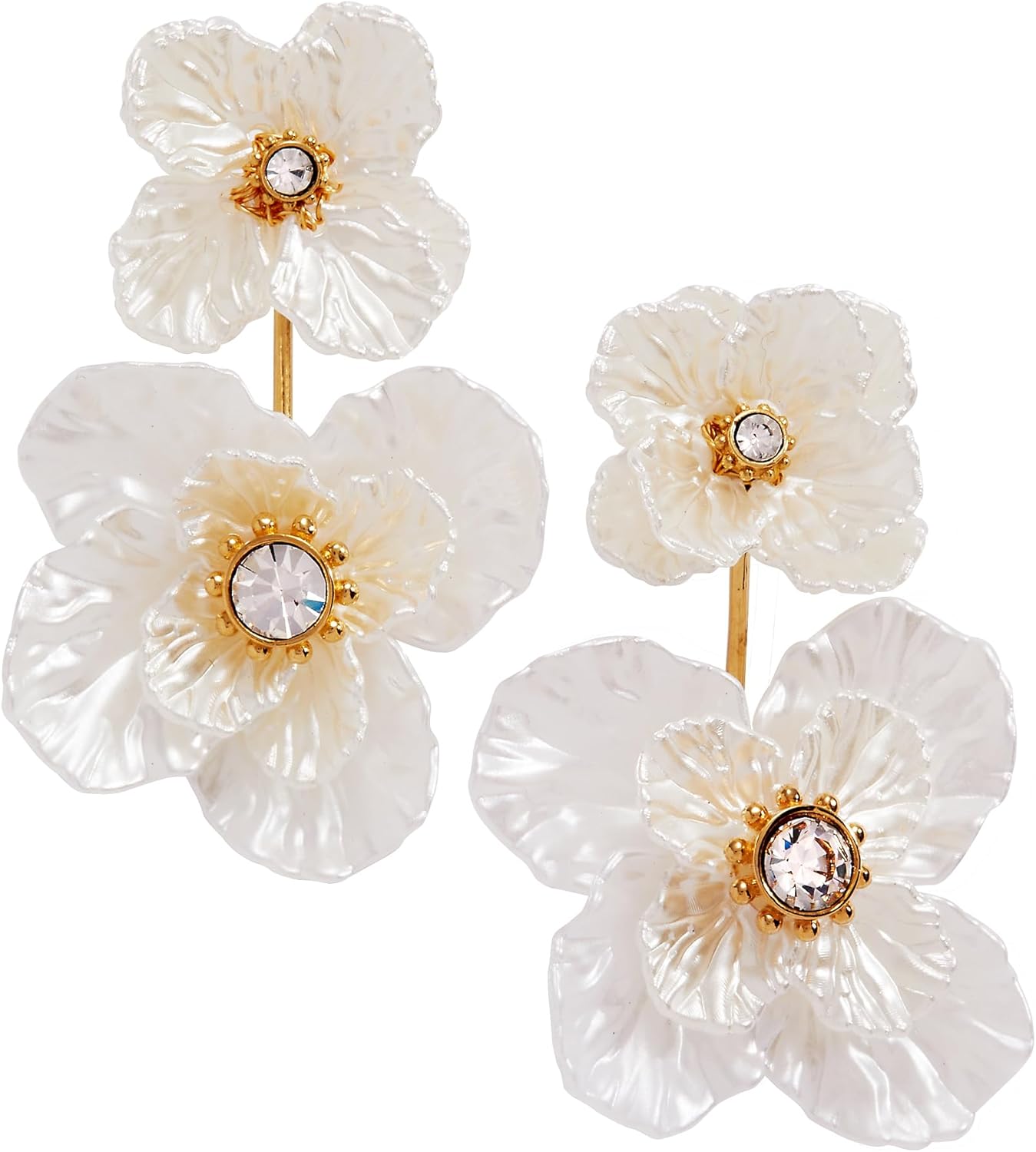 Alex and Ani New York Botanical Garden Floral Earrings