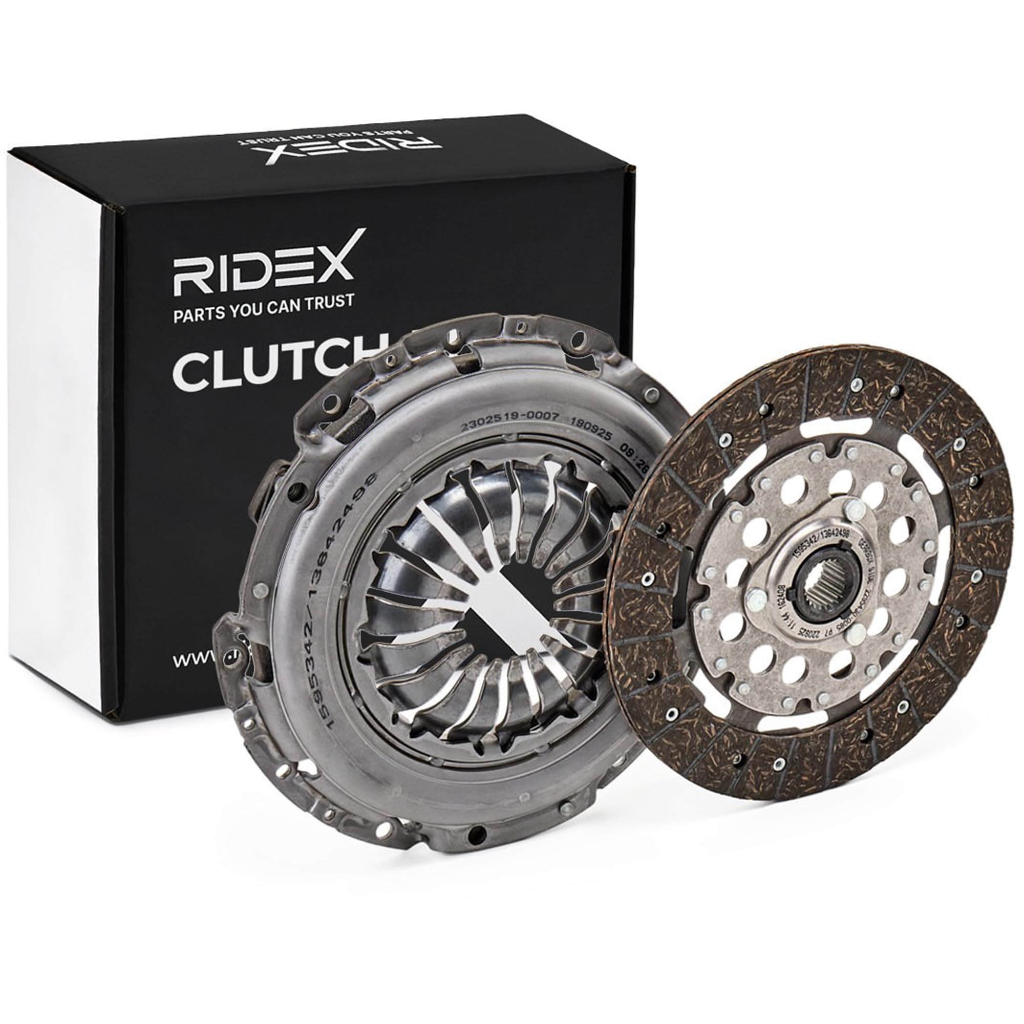 RIDEX 479C0209 Kit frizione con spingidisco frizione con disco frizione senza cuscinetto disinnesto Compatibilità con HYUNDAI TUCSON JM