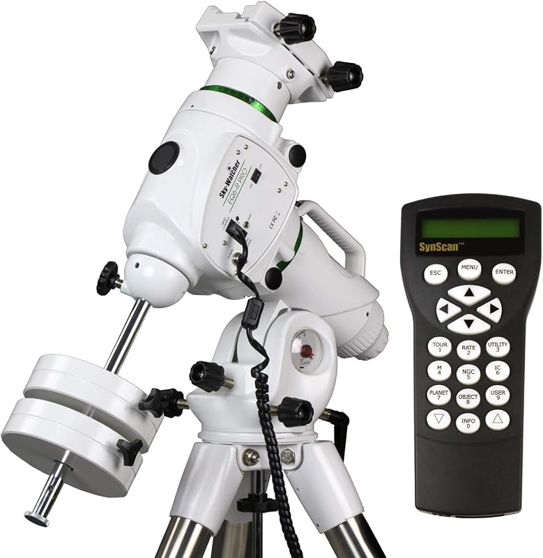 Sky-Watcher EQ6-R – Fully Computerized GoTo German Equatorial Telescope Mount – Belt-driven, Motorized, Computerized Hand Controller with 42,900+ Celestial Object Database