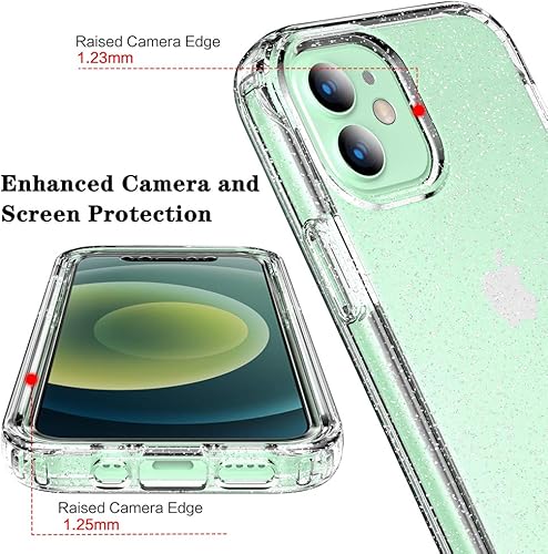 Miniatura 55 de Funda protectora para iPhone 12 Pro Max, 360° de cuerpo completo, resistente, con protector de pantalla para iPhone 12 Pro Max (6.7 pulgadas)