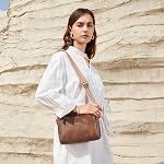 BOSTANTEN Crossbody Bags for women Small Crossbody Purse Trendy Vegan Leather Shoulder Handbags with Adjustable Strap