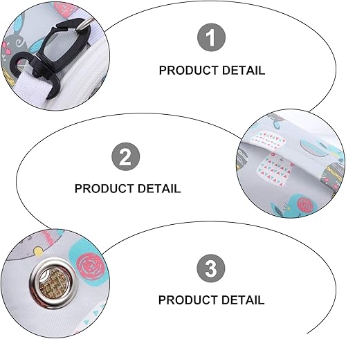 Miniatura 4 de Mochila de viaje, mochila para hámster, bolsa de transporte transpirable para animales pequeños, bolsa de viaje para conejillo de indias, ardilla,