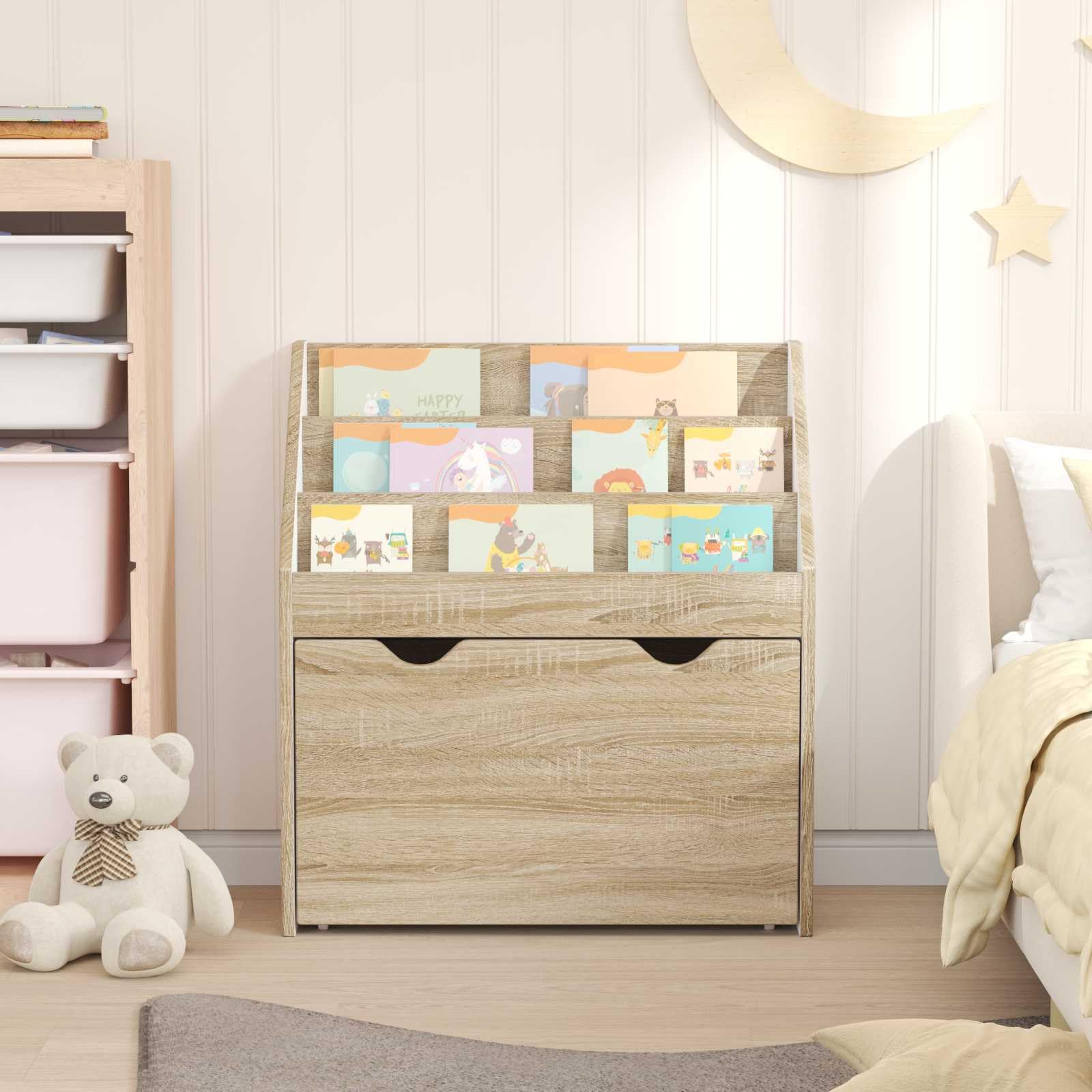 Libreria Sonoma per bambini, 69 cm, legno composito